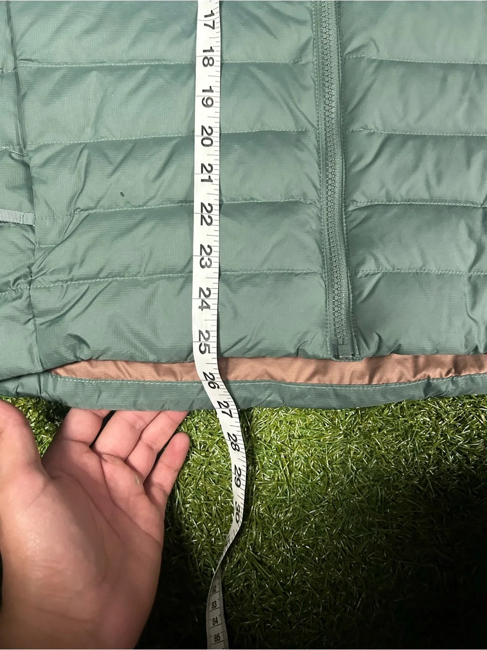 The North Face Men’s Sage Green Quilted Puffer Jacket